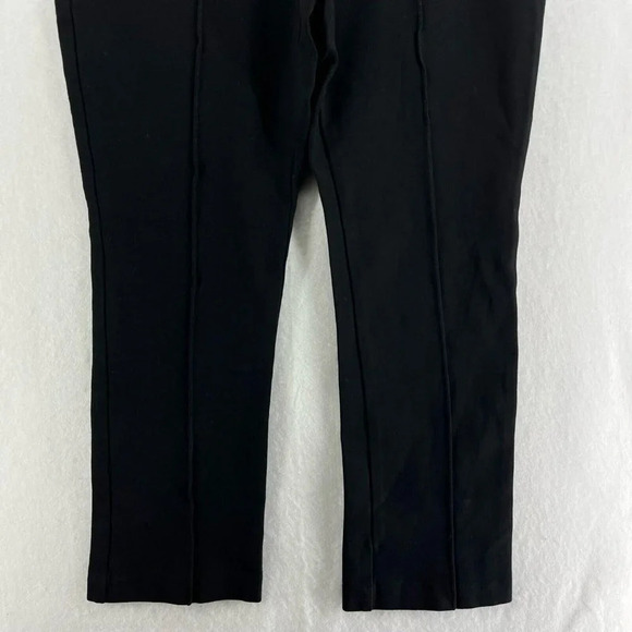 Chico's Pants Women's Sz 1R Medium Black High-Rise Elastic Waist Trouser Stretch - Picture 7 of 12
